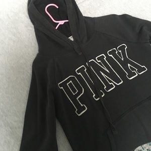❣️Victoria’s Secret PINK Vintage Black Hoodie